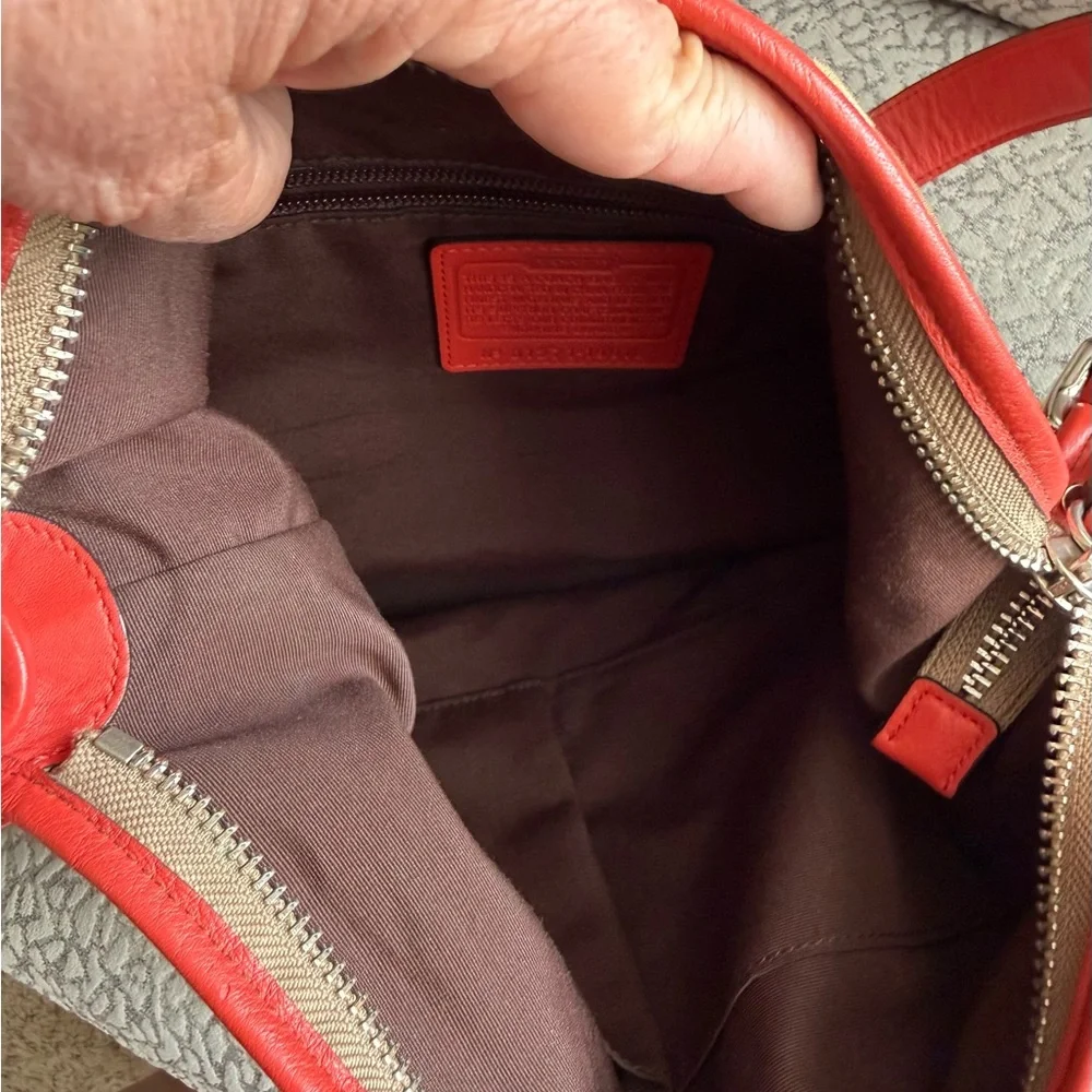 Coach Legacy Signature Stripe Bag